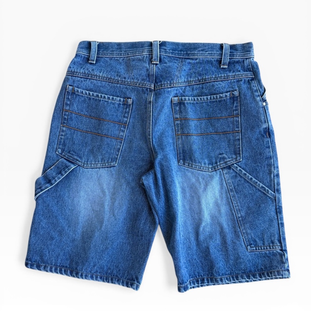 Vintage 725 Originals Carpenter Denim Shorts 90s Baggy Skater Jean Shorts 33W